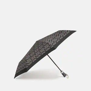 Coach Signature Umbrella Silver/Black